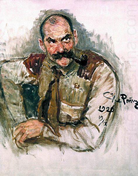 Portrait of painter Akseli Gallen-Kallela, Ilya Repin